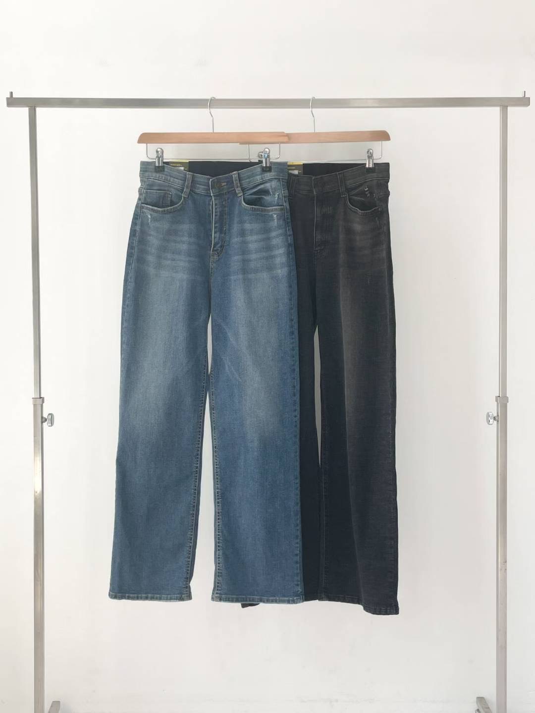 FLY DENIM東大門㊣實拍女士新品時尚熱賣休閑25秋冬牛仔褲FLY DENIM牛仔褲圖色2左二色