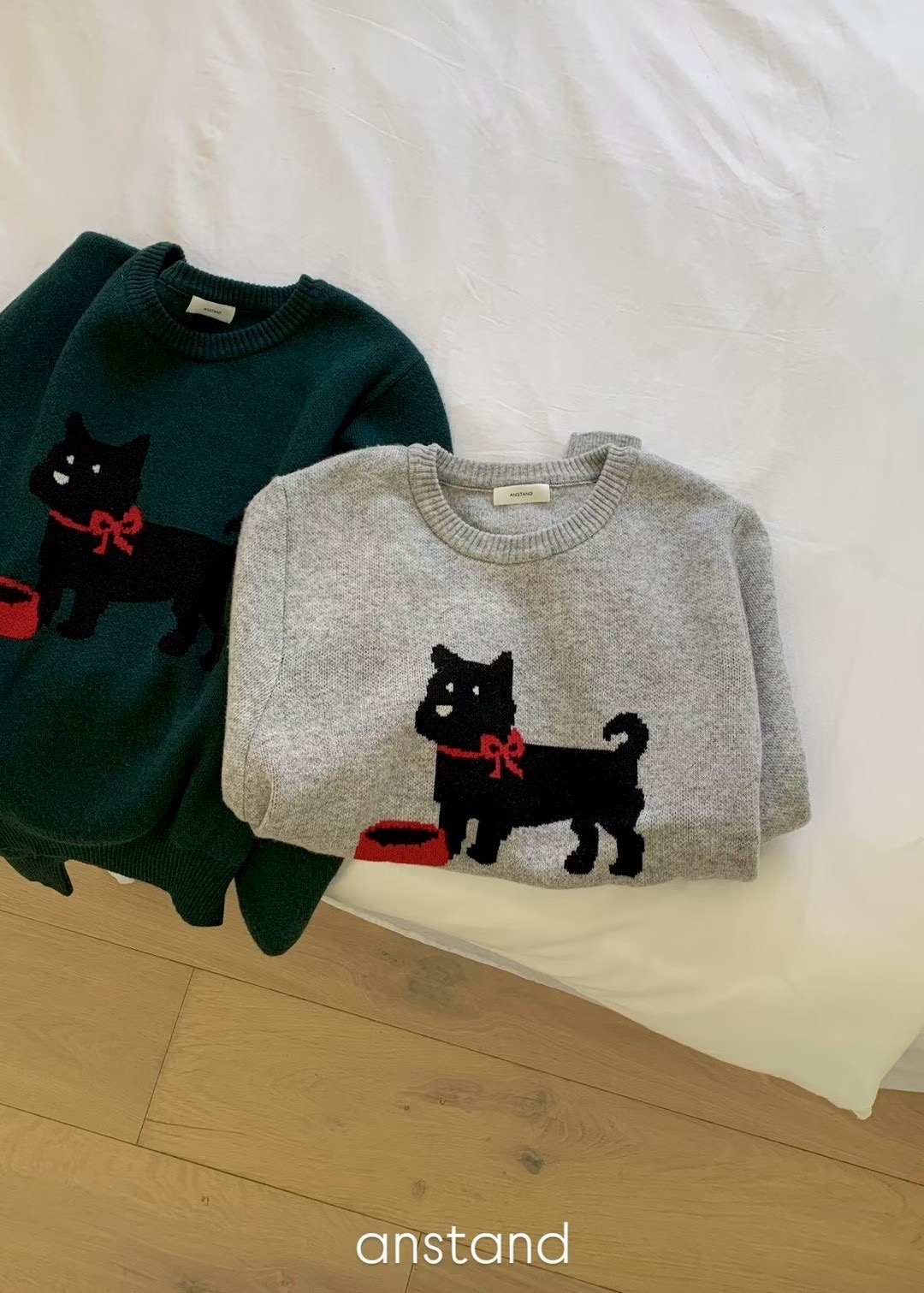 AN STAND東大門㊣代購女裝新品熱賣職業推薦時尚休閑25秋冬毛衣AN STAND-2件起毛衣