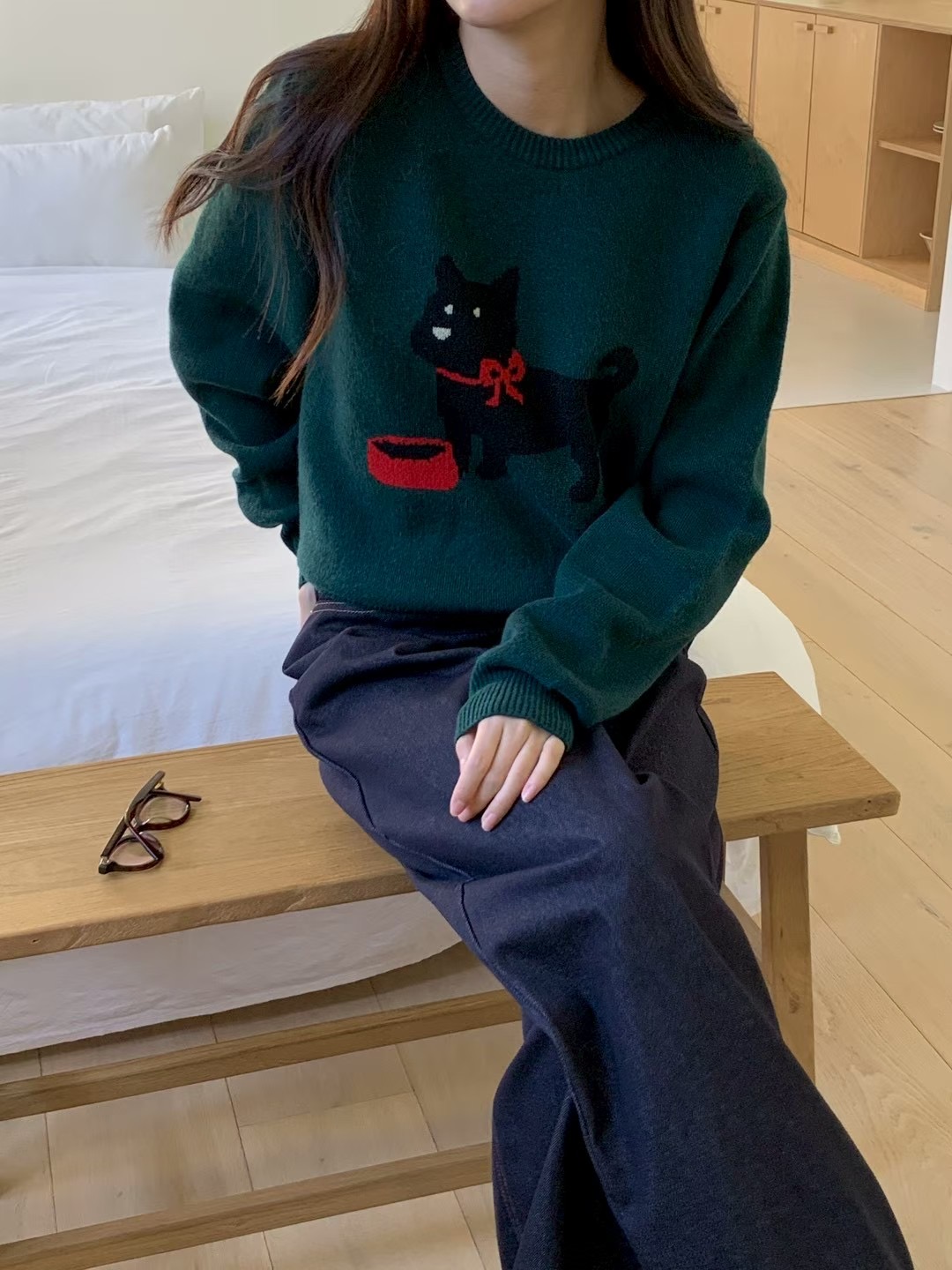 AN STAND東大門㊣代購女裝新品熱賣職業推薦時尚休閑25秋冬毛衣AN STAND-2件起毛衣