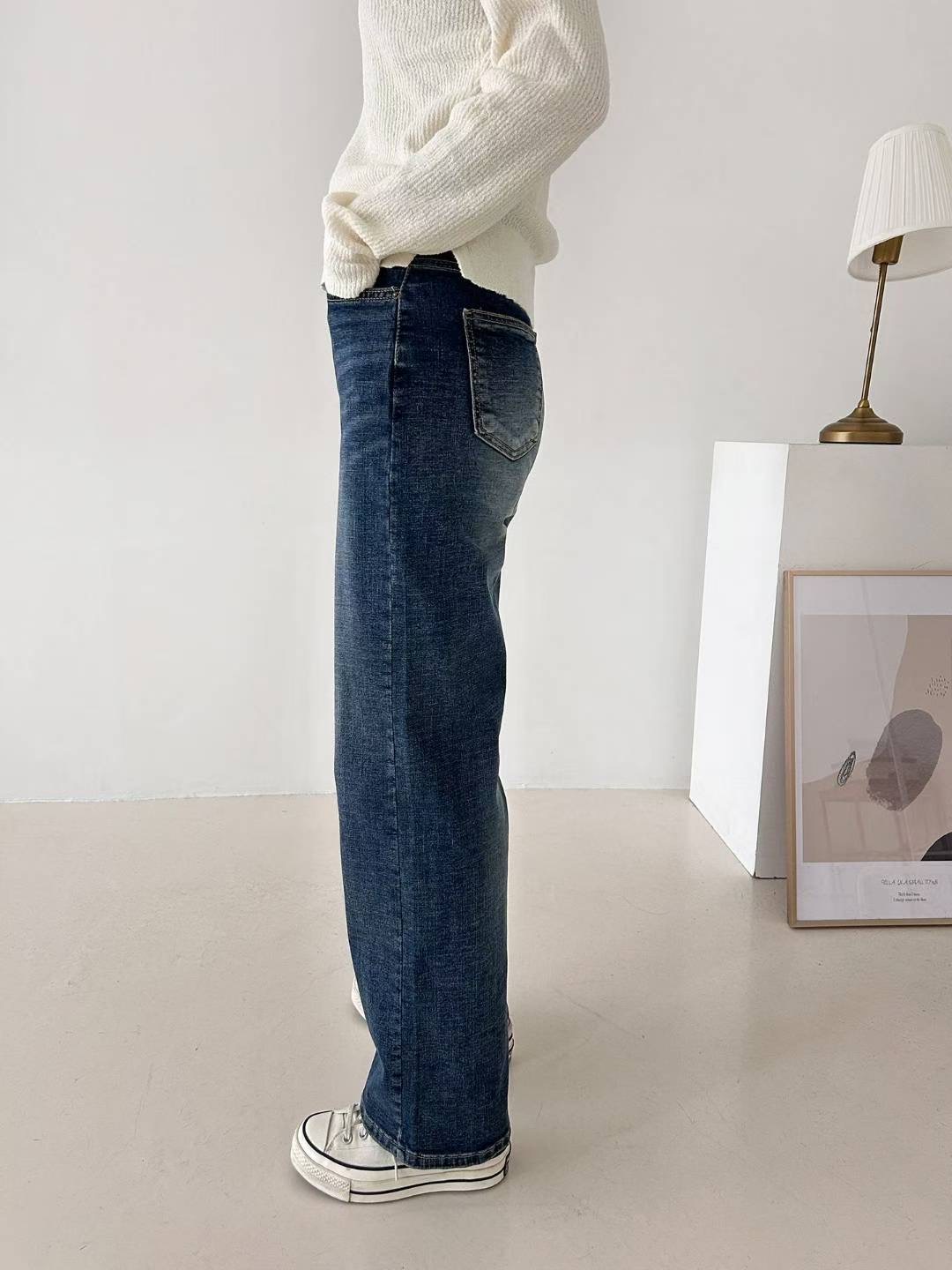 FLY DENIM東大門㊣代購女裝新款職業休閑人氣25秋冬牛仔褲FLY DENIM牛仔褲