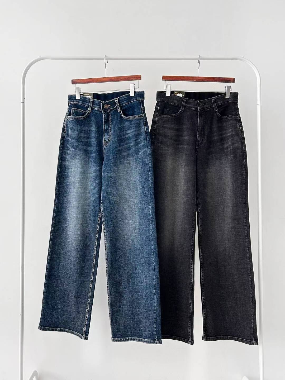 FLY DENIM東大門㊣代購女裝新款職業休閑人氣25秋冬牛仔褲FLY DENIM牛仔褲圖色2左二色