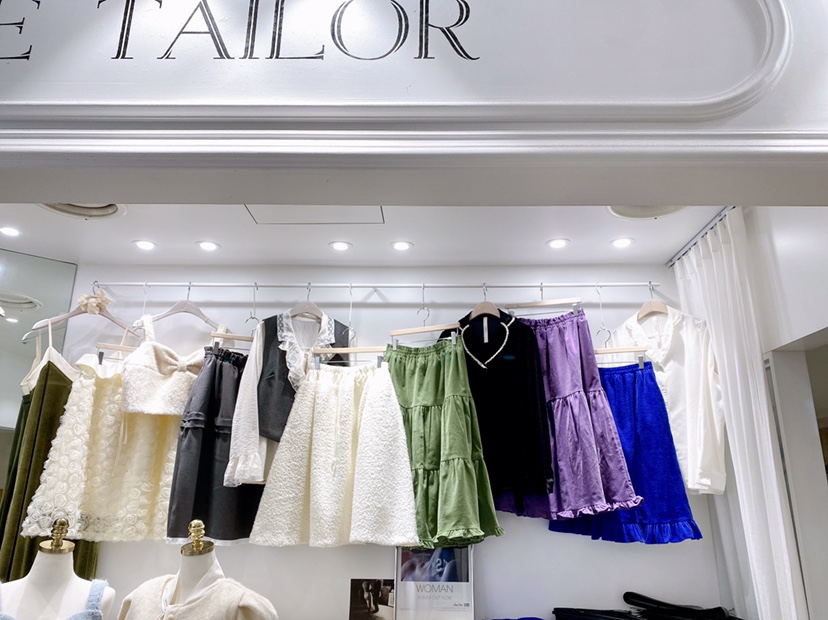 LETAILOR韓國代購㊣女裝新款25秋冬休閑推薦熱賣半身裙中短裙LETAILOR半身裙/中短裙