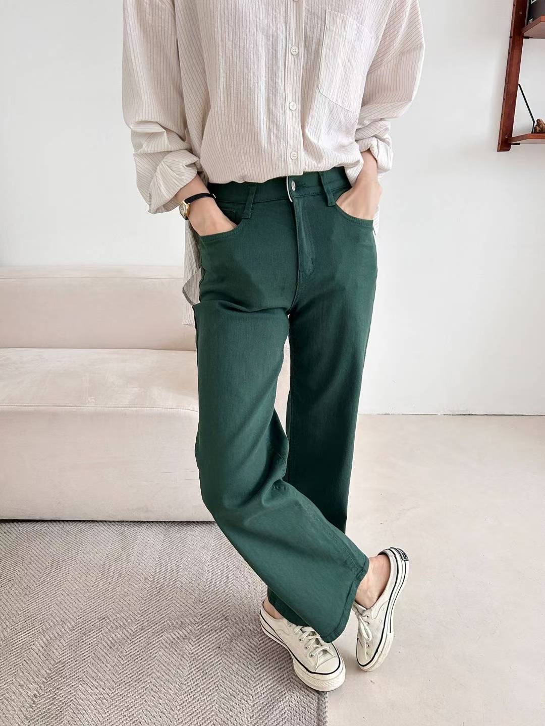 FLY DENIM東大門㊣直郵女裝新款人氣時尚推薦熱賣牛仔褲棉FLY DENIM牛仔褲