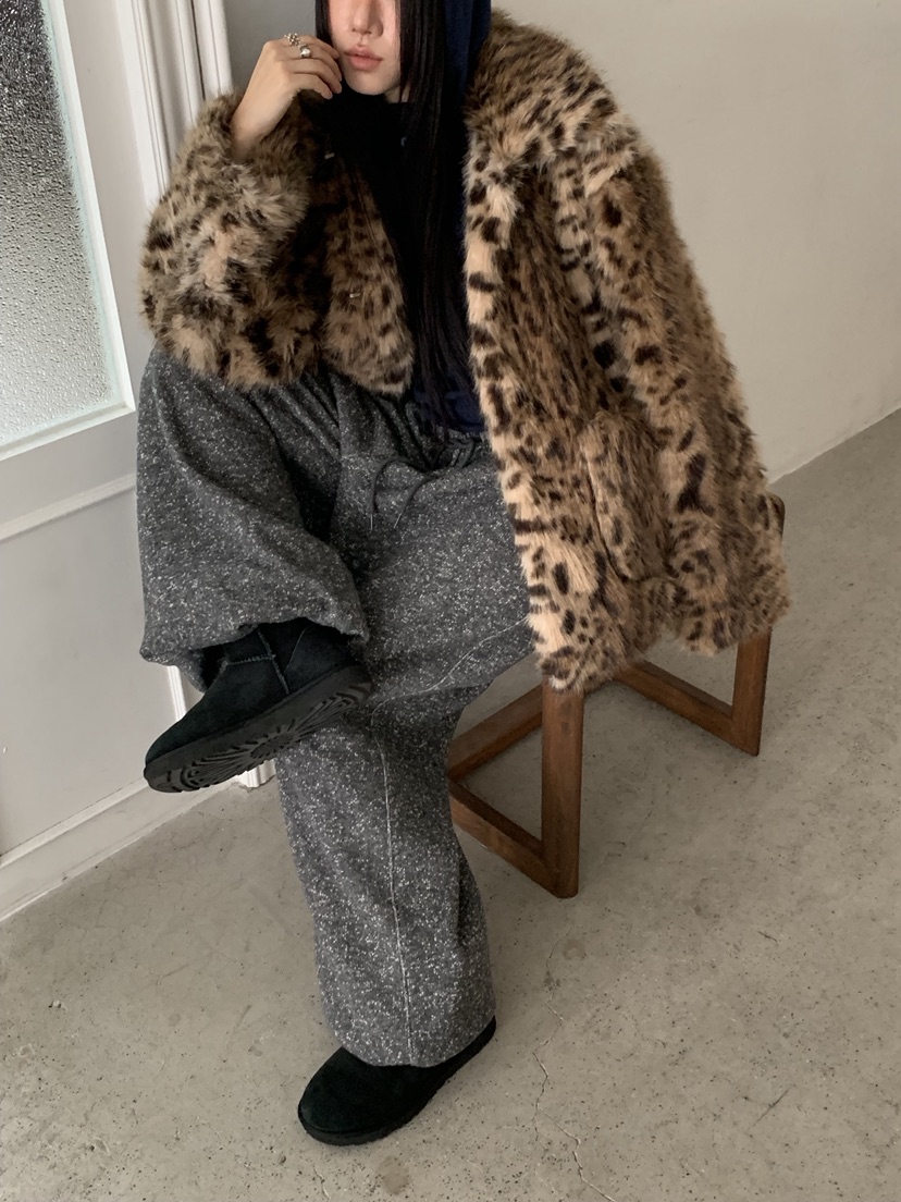 SUNDER MARKET韓國直郵㊣女裝新款25秋冬時尚休閑短款大衣SUNDER MARKET短款大衣