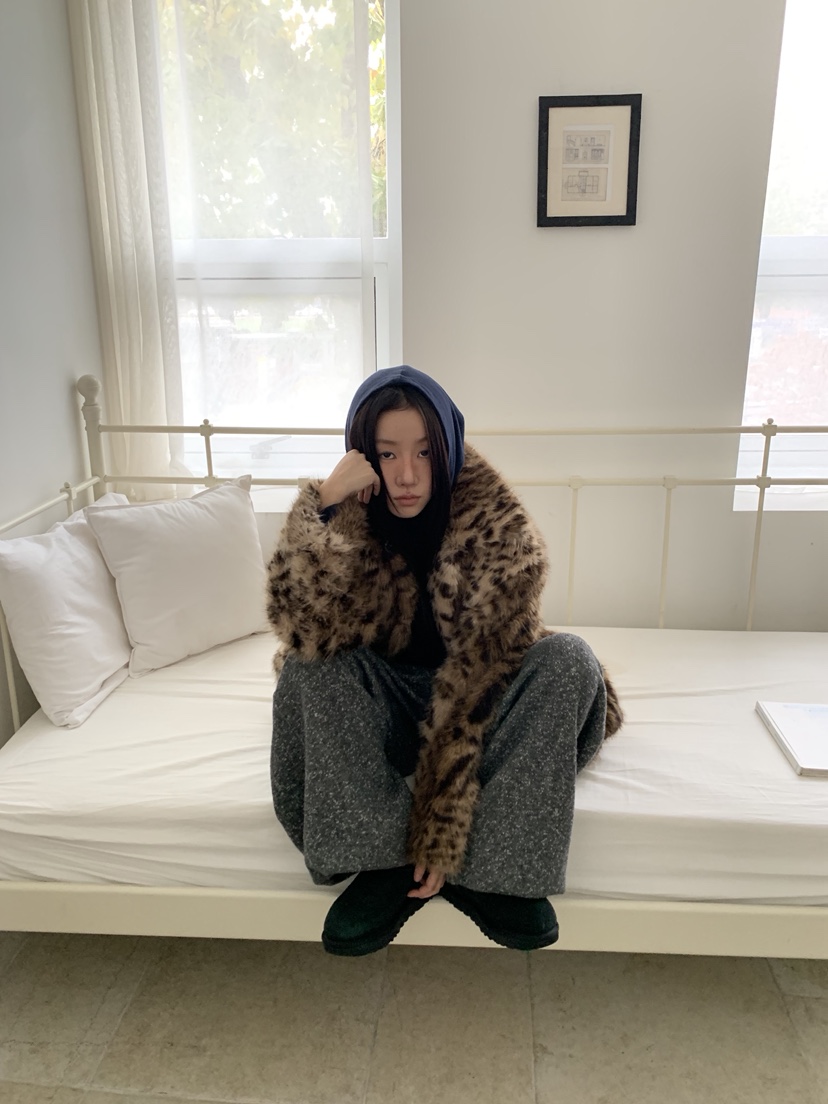 SUNDER MARKET韓國直郵㊣女裝新款25秋冬時尚休閑短款大衣SUNDER MARKET短款大衣