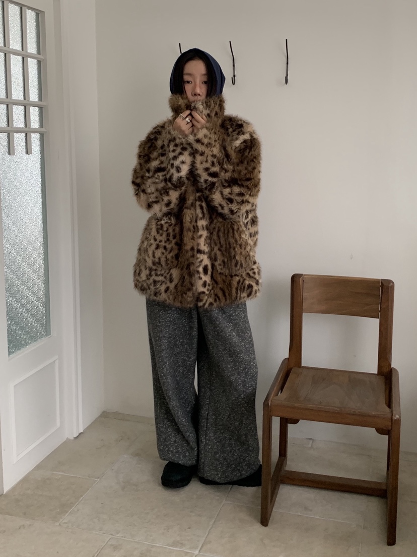 SUNDER MARKET韓國直郵㊣女裝新款25秋冬時尚休閑短款大衣SUNDER MARKET短款大衣