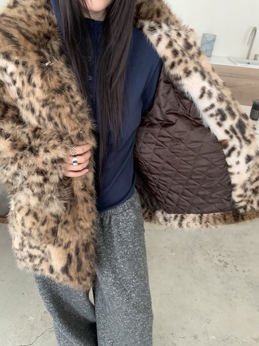 SUNDER MARKET韓國直郵㊣女裝新款25秋冬時尚休閑短款大衣SUNDER MARKET短款大衣