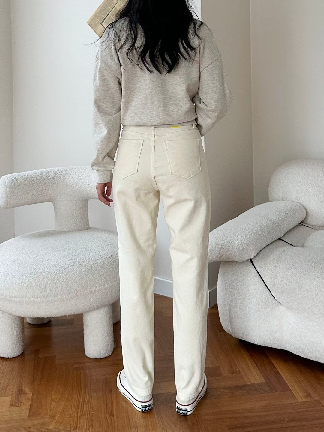 FLY DENIM東大門㊣實拍女裝新品熱賣休閑真品職業牛仔褲棉FLY DENIM牛仔褲