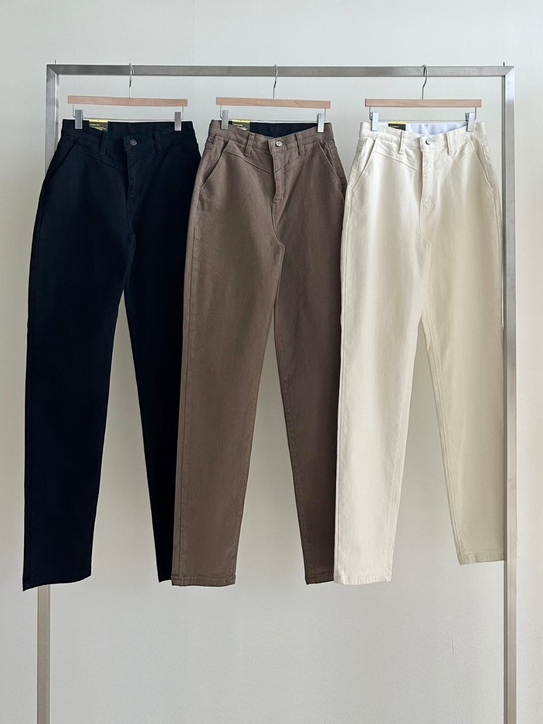 FLY DENIM東大門㊣實拍女裝新品熱賣休閑真品職業牛仔褲棉FLY DENIM牛仔褲圖色1左一色