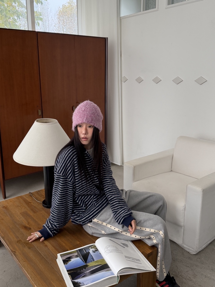 SUNDER MARKET韓國代購㊣女裝新品推薦25秋冬針織衫不含內搭SUNDER MARKET針織衫