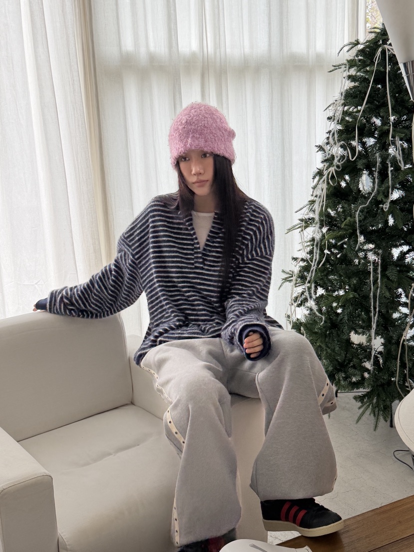 SUNDER MARKET韓國代購㊣女裝新品推薦25秋冬針織衫不含內搭SUNDER MARKET針織衫