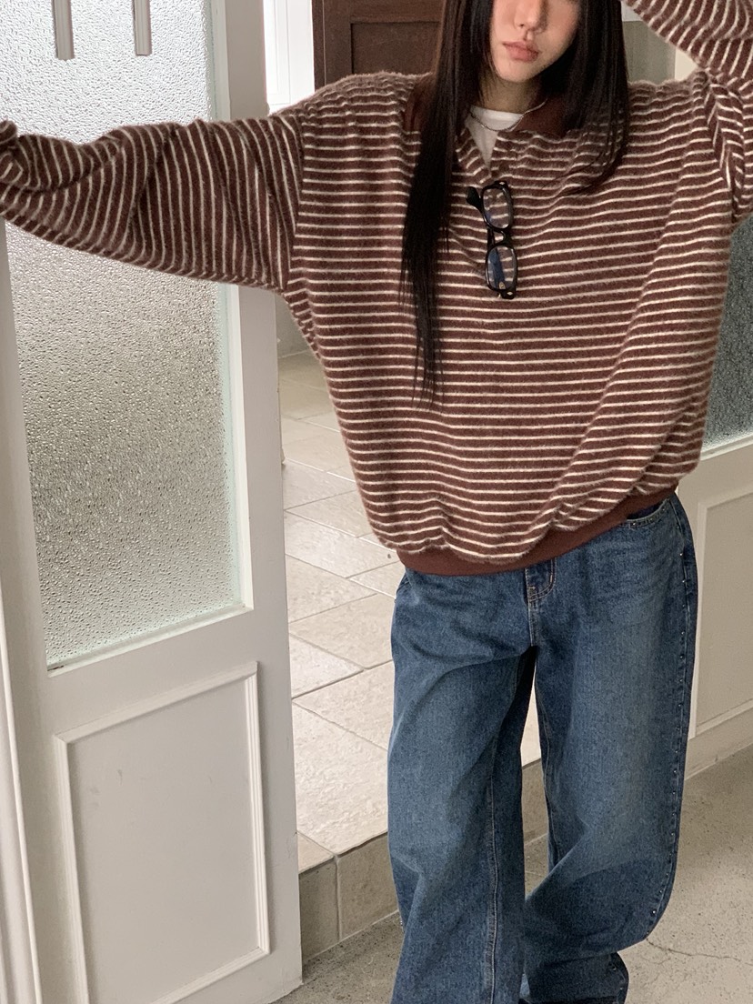 SUNDER MARKET韓國代購㊣女裝新品推薦25秋冬針織衫不含內搭SUNDER MARKET針織衫