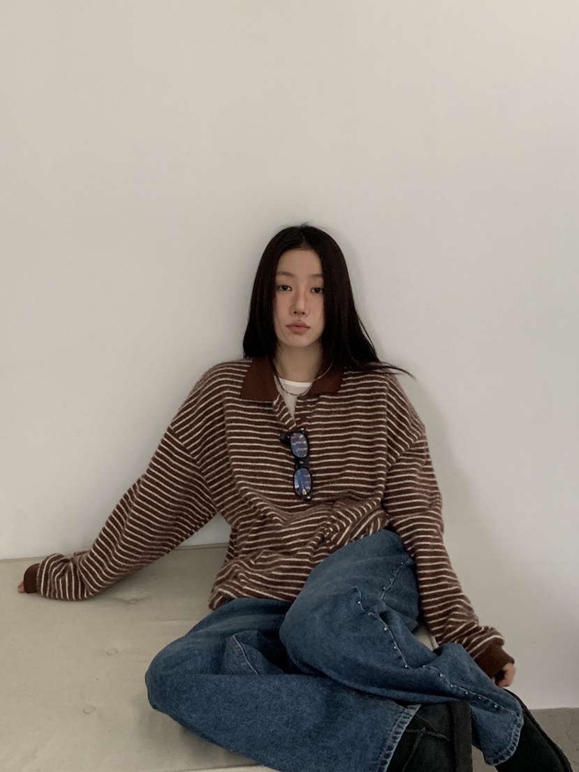 SUNDER MARKET韓國代購㊣女裝新品推薦25秋冬針織衫不含內搭SUNDER MARKET針織衫