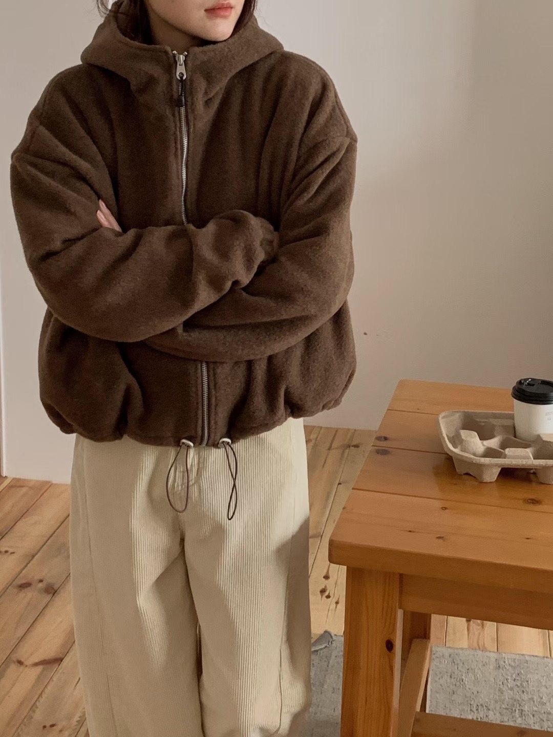 AN STAND韓國代購㊣女士新款真品25秋冬時尚推薦休閑熱賣夾克AN STAND-2件起夾克