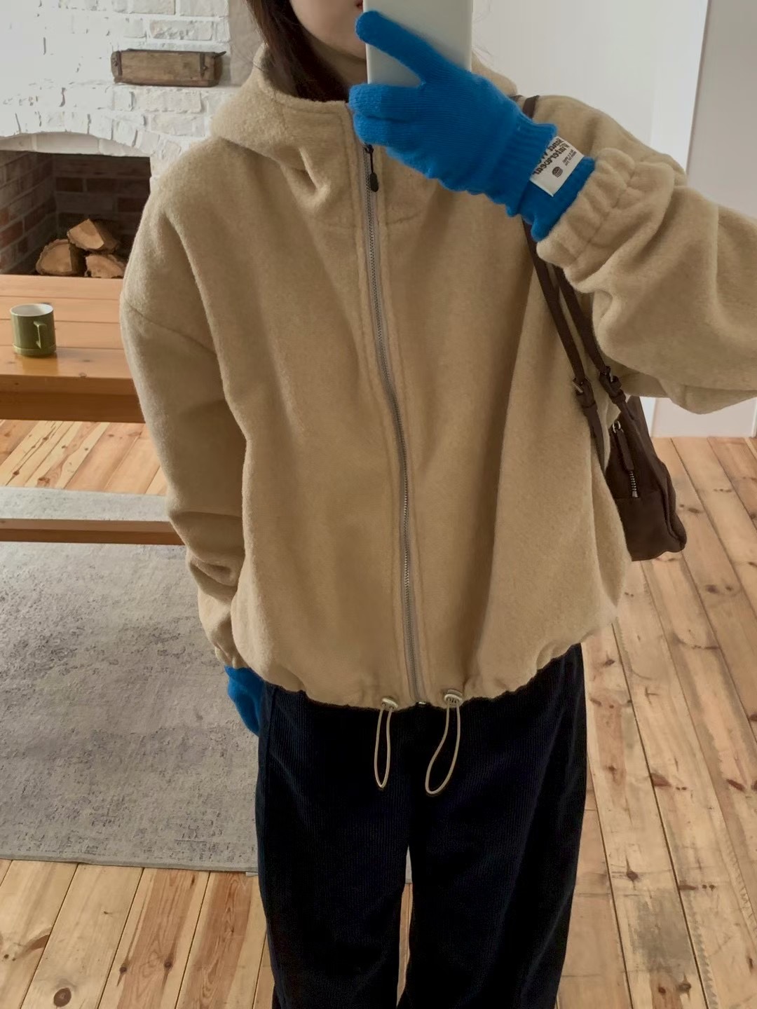 AN STAND韓國代購㊣女士新款真品25秋冬時尚推薦休閑熱賣夾克AN STAND-2件起夾克圖色2