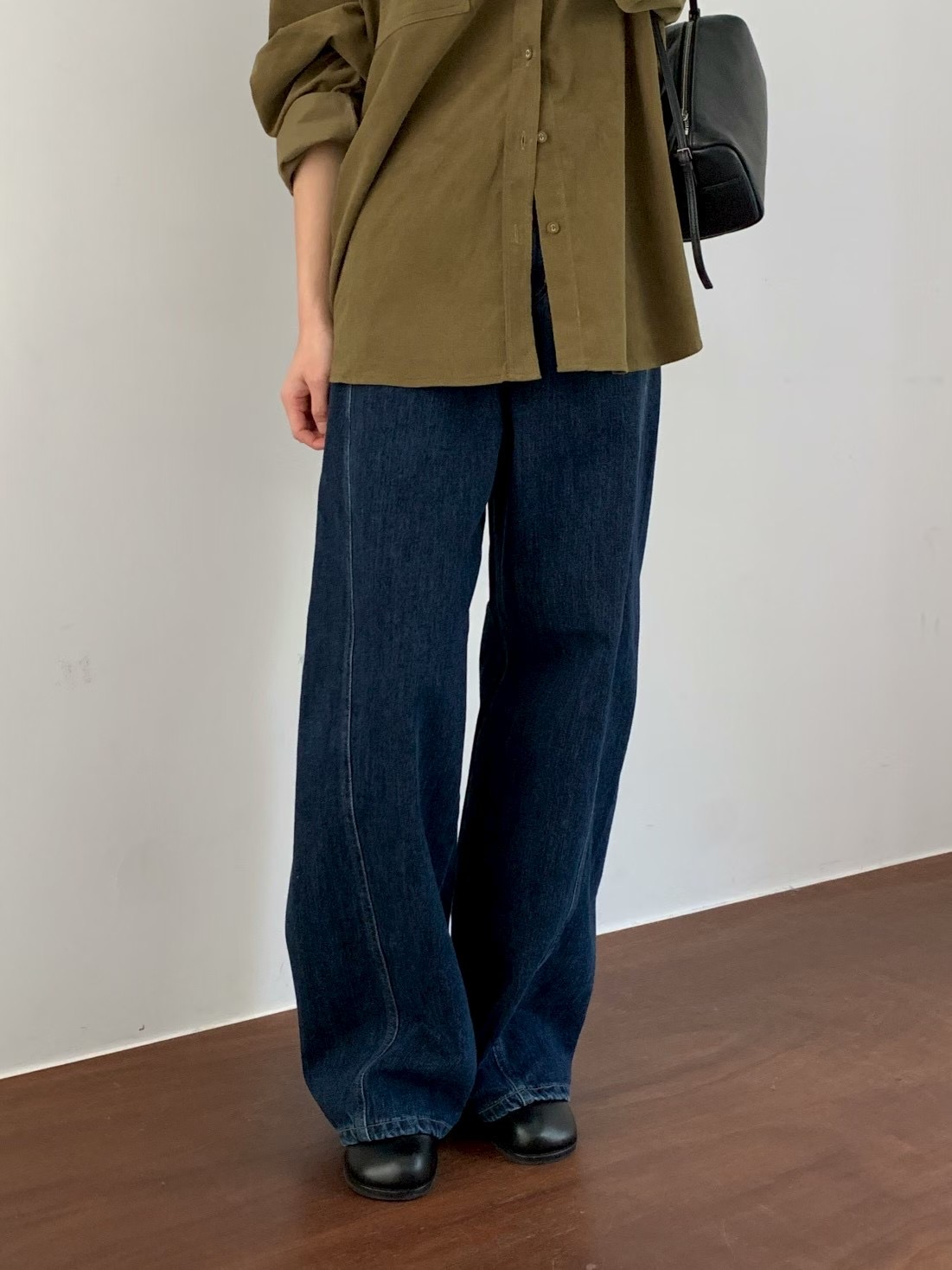 AN STAND東大門㊣直郵女裝新品推薦真品時尚休閑25秋冬牛仔褲AN STAND-2件起牛仔褲