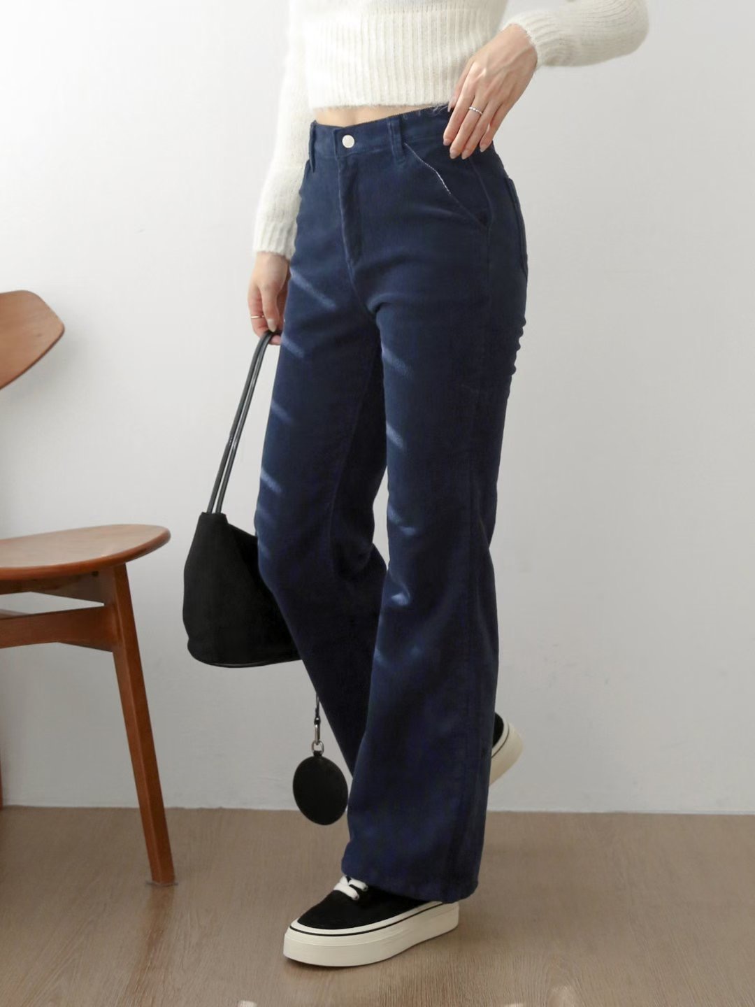 FLY DENIM東大門㊣代購女裝新款人氣推薦職業25秋冬牛仔褲喇叭FLY DENIM牛仔褲