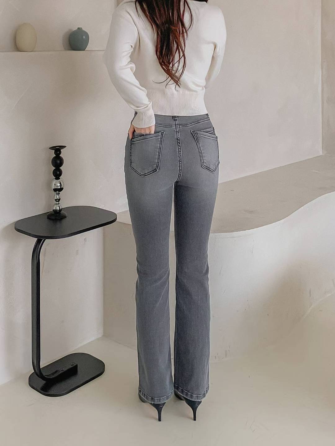 FLY DENIM東大門㊣實拍女裝新品時尚人氣職業熱賣真品牛仔褲FLY DENIM牛仔褲