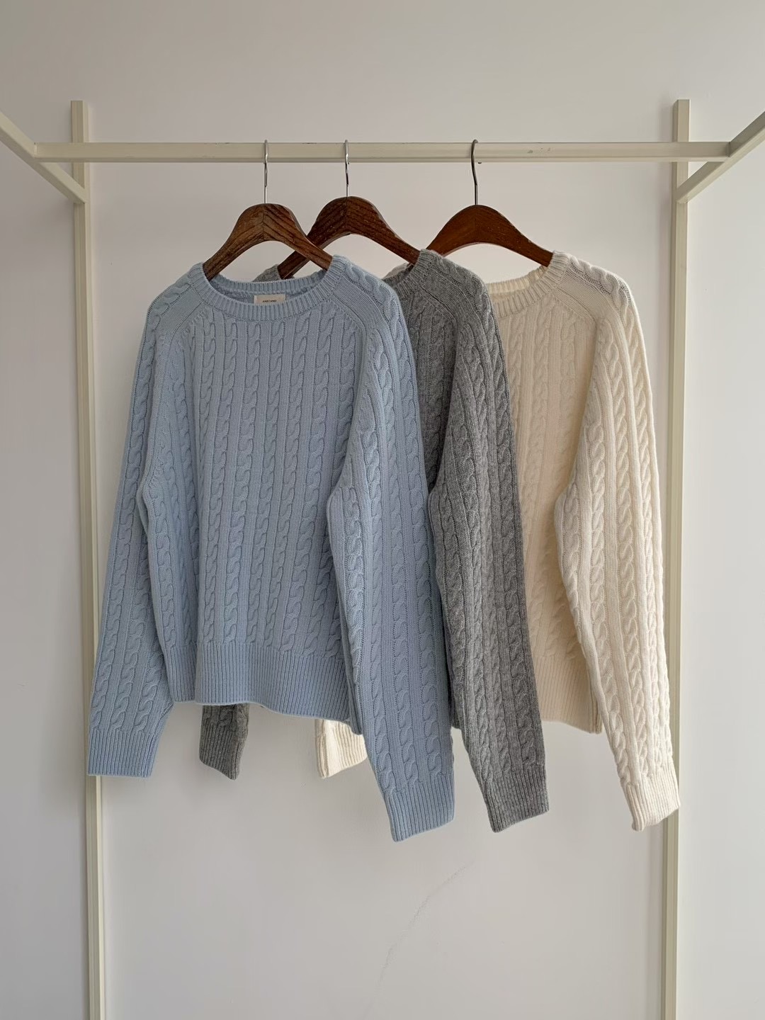 AN STAND東大門㊣直郵女士新品休閑人氣推薦25秋冬熱賣毛衣AN STAND-2件起毛衣