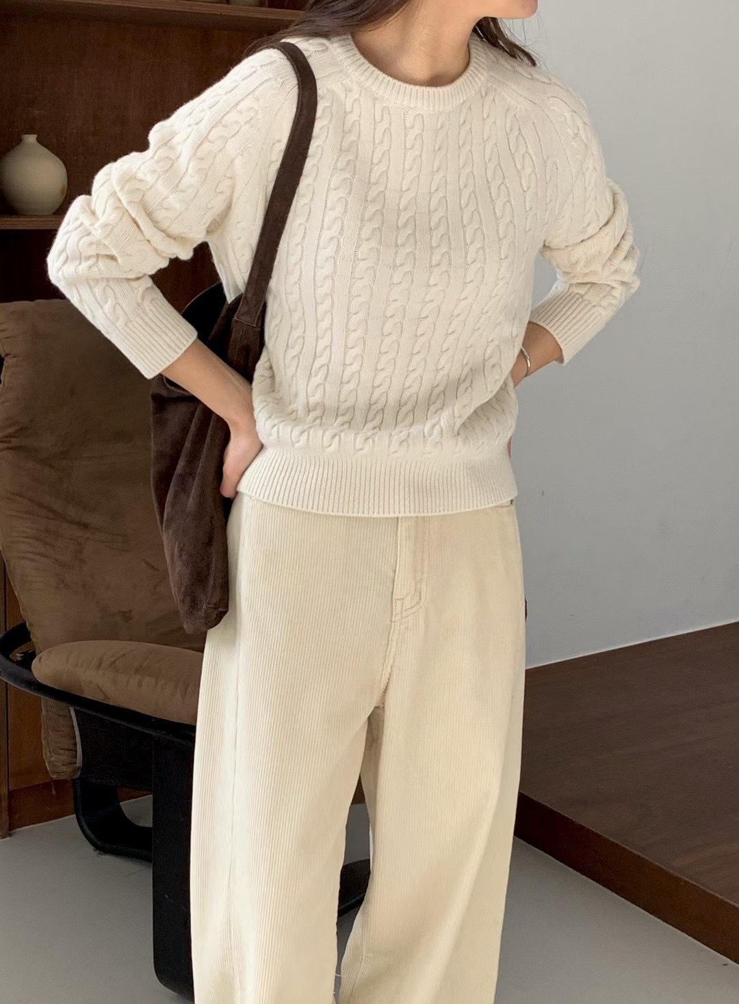 AN STAND東大門㊣直郵女士新品休閑人氣推薦25秋冬熱賣毛衣AN STAND-2件起毛衣圖色3