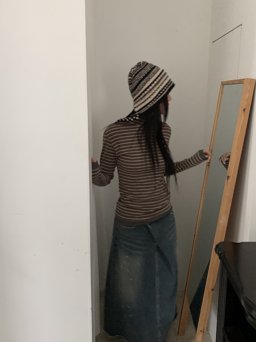 SUNDER MARKET東大門㊣直郵女士新品時尚職業長袖T恤假兩件SUNDER MARKET長袖T恤