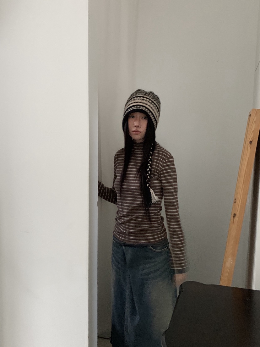 SUNDER MARKET東大門㊣直郵女士新品時尚職業長袖T恤假兩件SUNDER MARKET長袖T恤