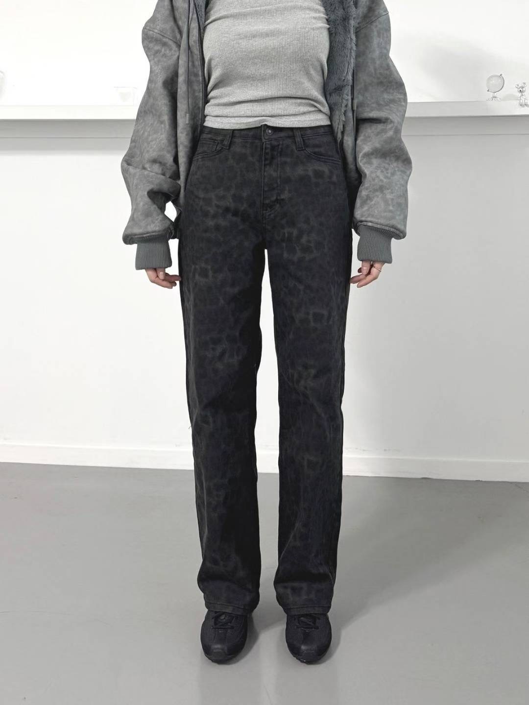 FLY DENIM東大門㊣直郵女裝新款25秋冬推薦休閑職業牛仔褲FLY DENIM牛仔褲圖色2