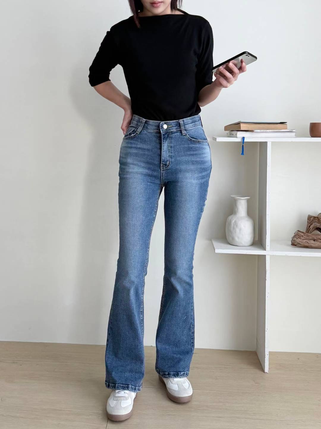 FLY DENIM東大門㊣代購女裝新款25秋冬真品時尚推薦牛仔褲FLY DENIM牛仔褲圖色1