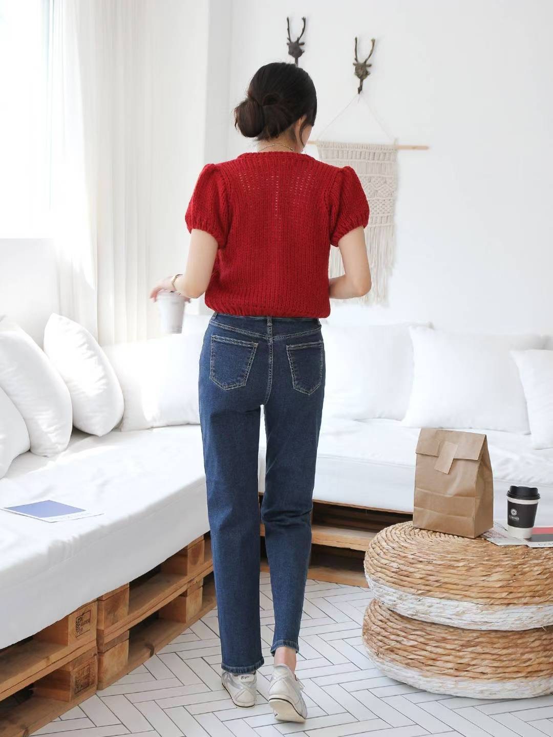 FLY DENIM東大門㊣實拍女裝新款推薦休閑25秋冬職業牛仔褲FLY DENIM牛仔褲