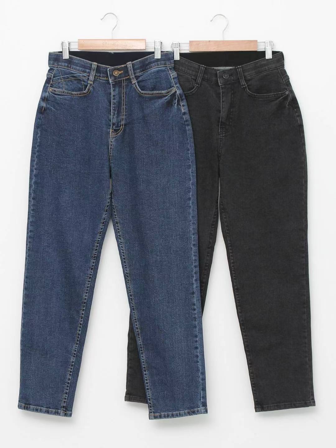 FLY DENIM東大門㊣實拍女裝新款推薦休閑25秋冬職業牛仔褲FLY DENIM牛仔褲圖色2左二色