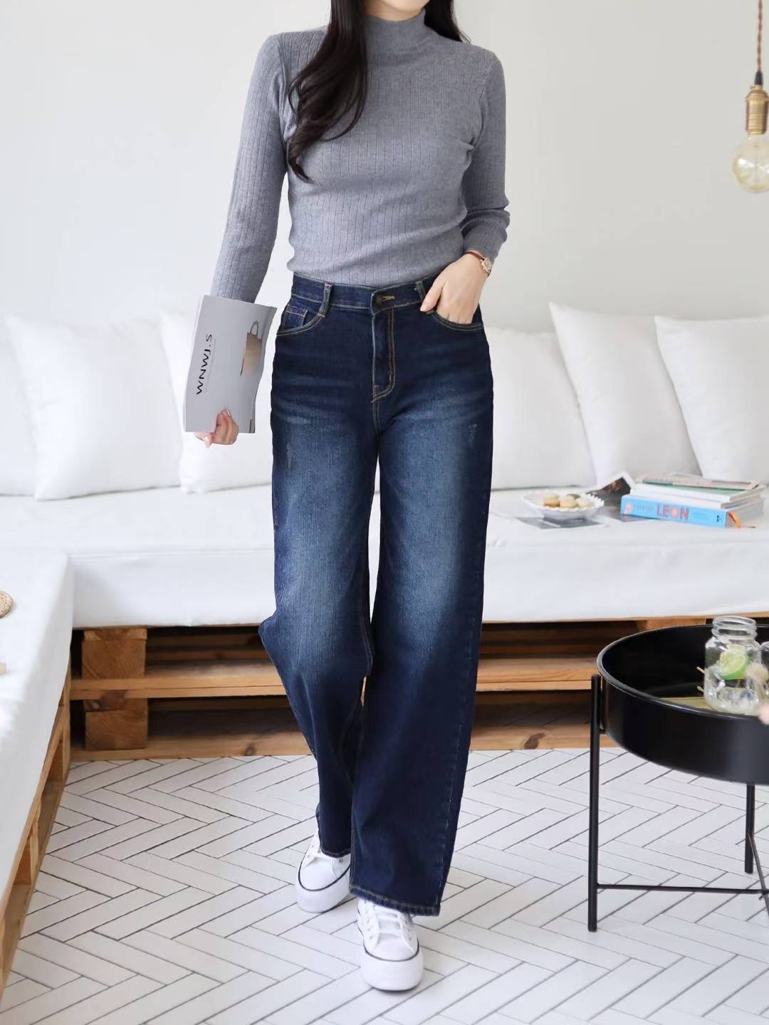 FLY DENIM東大門㊣實拍女裝新品休閑熱賣人氣時尚真品牛仔褲FLY DENIM牛仔褲