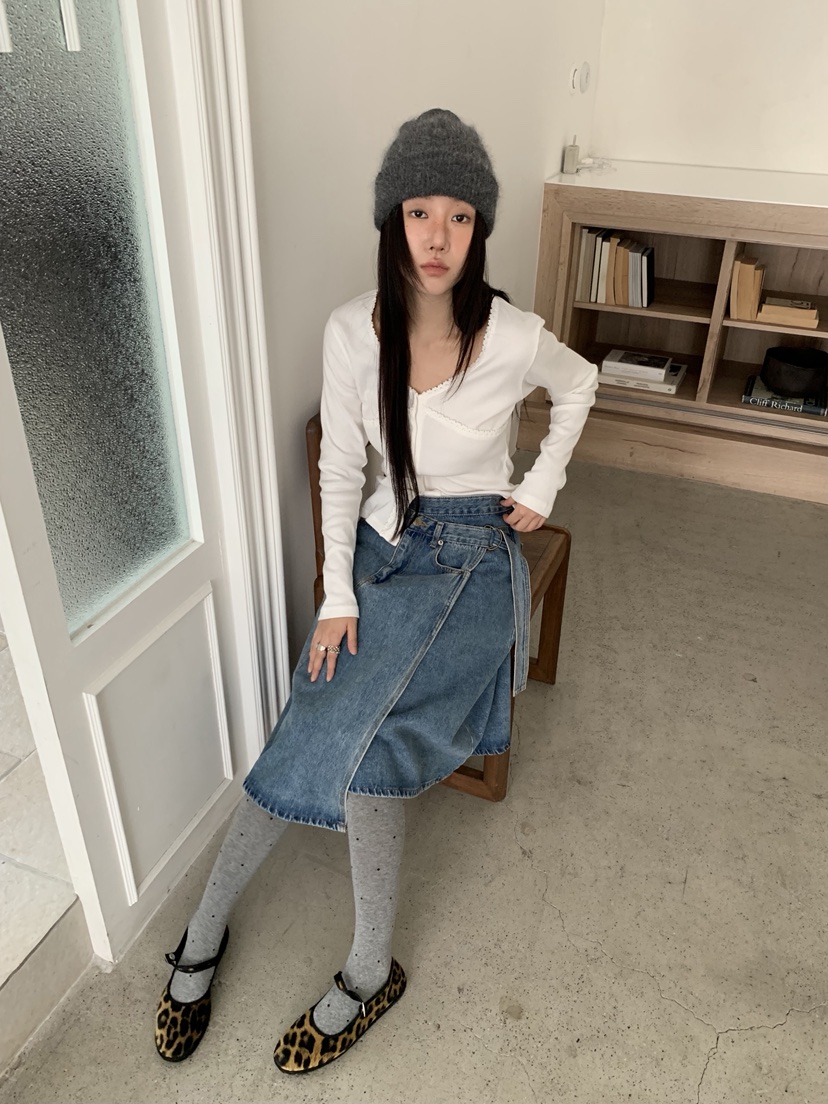 SUNDER MARKET韓國代購㊣女裝新款推薦熱賣時尚長袖T恤蕾絲SUNDER MARKET長袖T恤