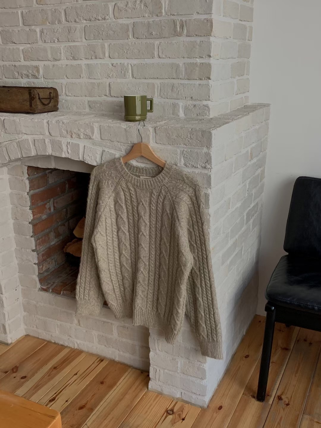 AN STAND東大門㊣實拍女士新品真品休閑職業熱賣毛衣麻花針織AN STAND-2件起毛衣圖色1