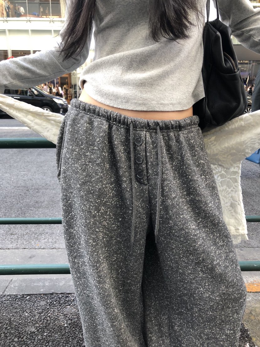 SUNDER MARKET韓國代購㊣女裝新品推薦人氣25秋冬職業休閑褲SUNDER MARKET休閑褲