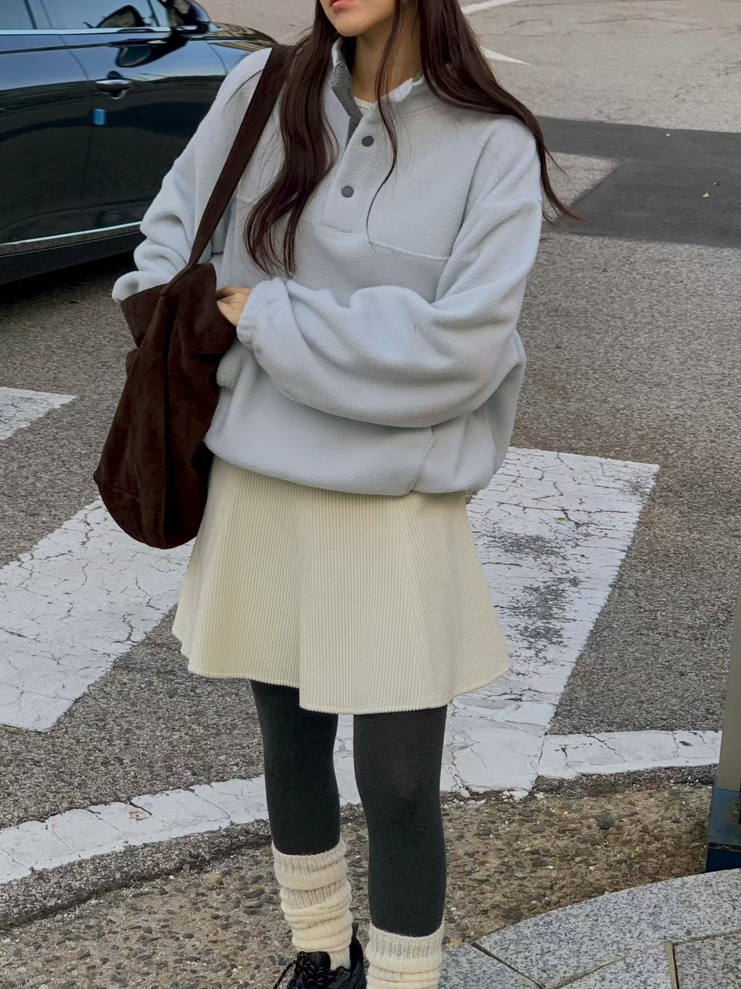 AN STAND東大門㊣代購女士新款職業真品休閑25秋冬時尚短裙AN STAND-2件起短裙