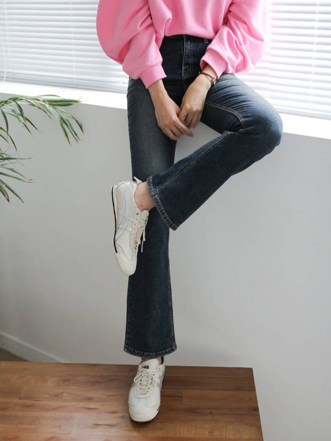 FLY DENIM韓國直郵㊣女裝新款推薦熱賣人氣25秋冬職業牛仔褲FLY DENIM牛仔褲