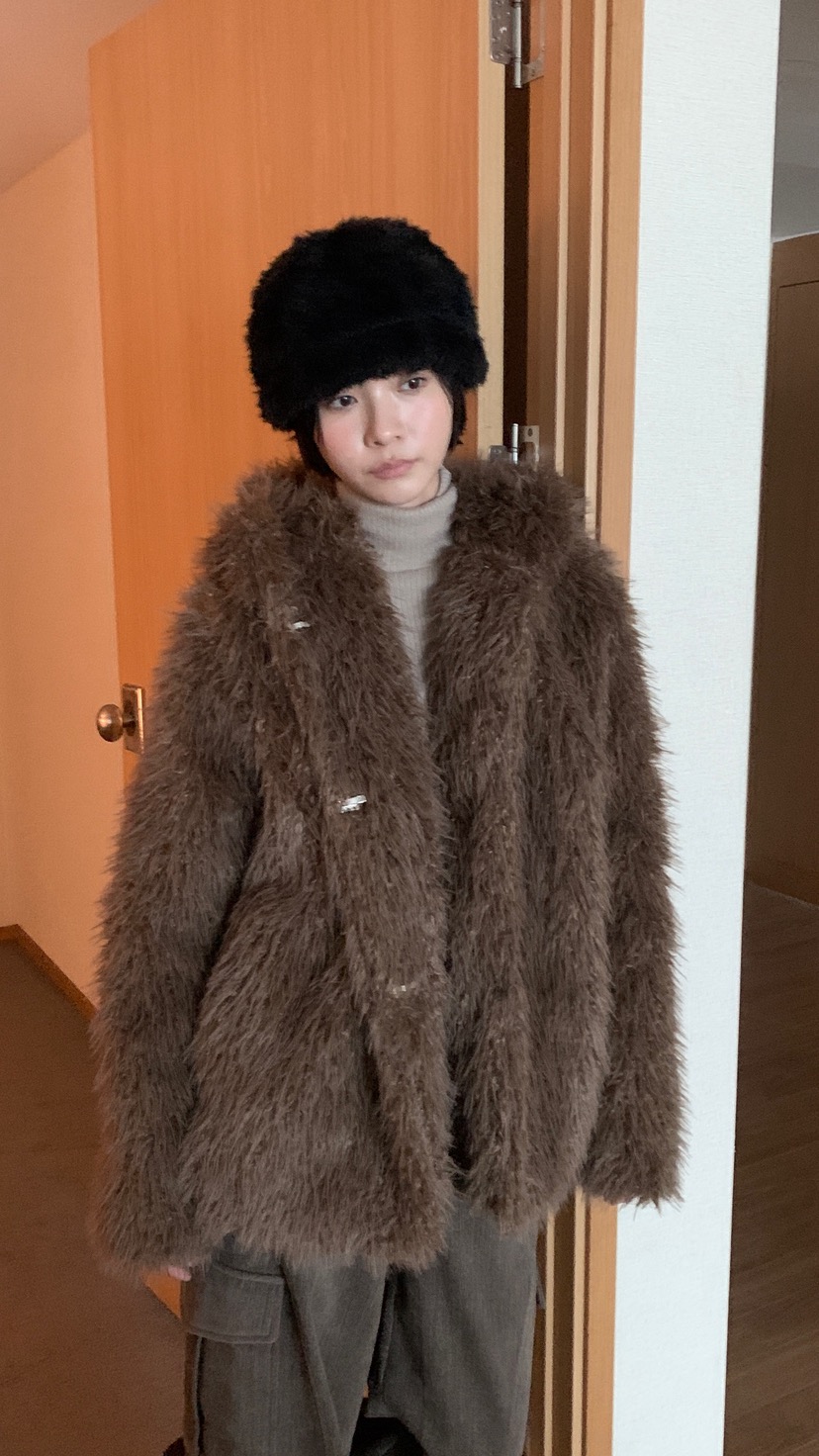 OVER RICH東大門㊣代購女裝新款休閑真品職業短款大衣連帽OVER RICH短款大衣