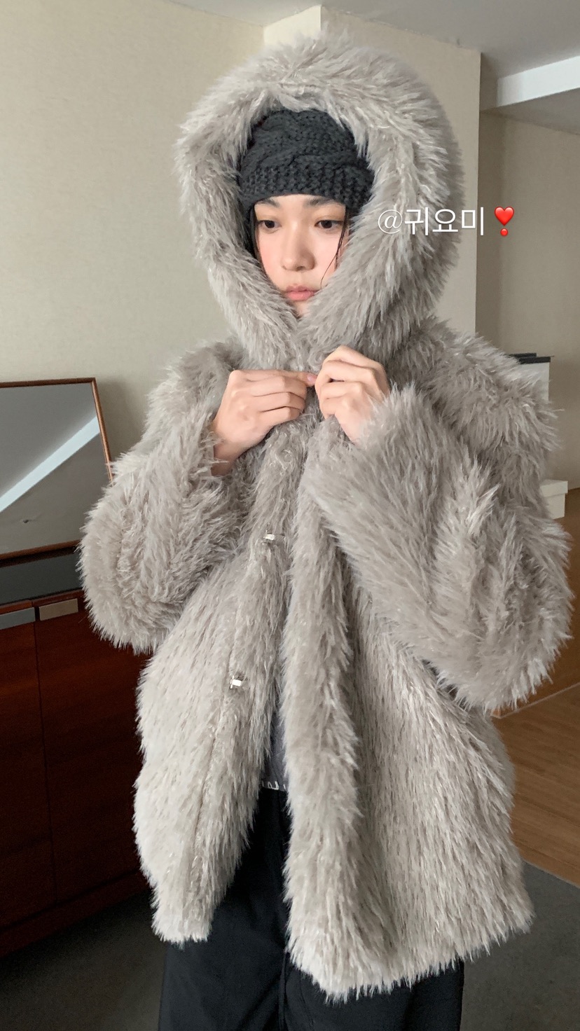 OVER RICH東大門㊣代購女裝新款休閑真品職業短款大衣連帽OVER RICH短款大衣