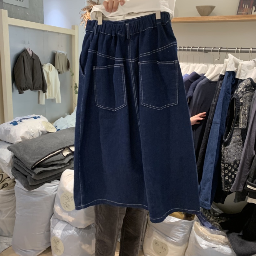 LE JARDINET韓國直郵㊣女士新款推薦職業半身裙中短裙條紋LE JARDINET半身裙/中短裙