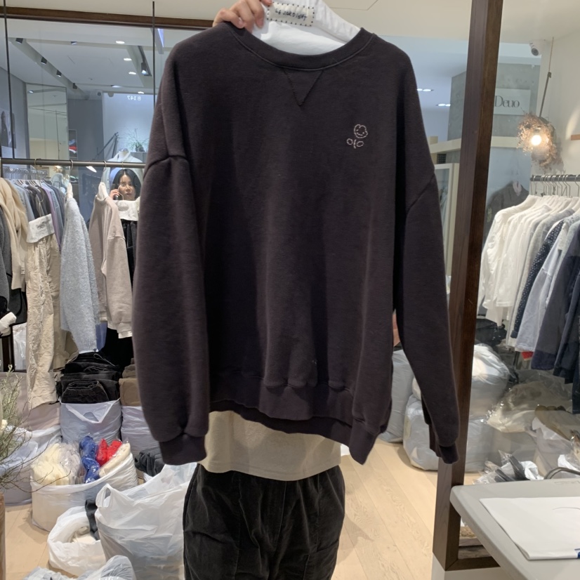 LE JARDINET東大門㊣直郵女士新款時尚職業真品衛衣加絨刺繡LE JARDINET衛衣圖色2