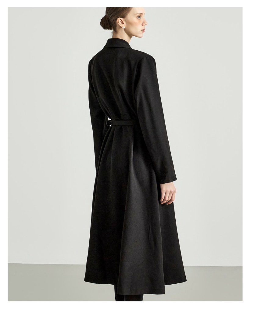 TANIA韓國直郵㊣女裝新品25秋冬熱賣職業休閑推薦連衣裙含腰帶TANIA連衣裙