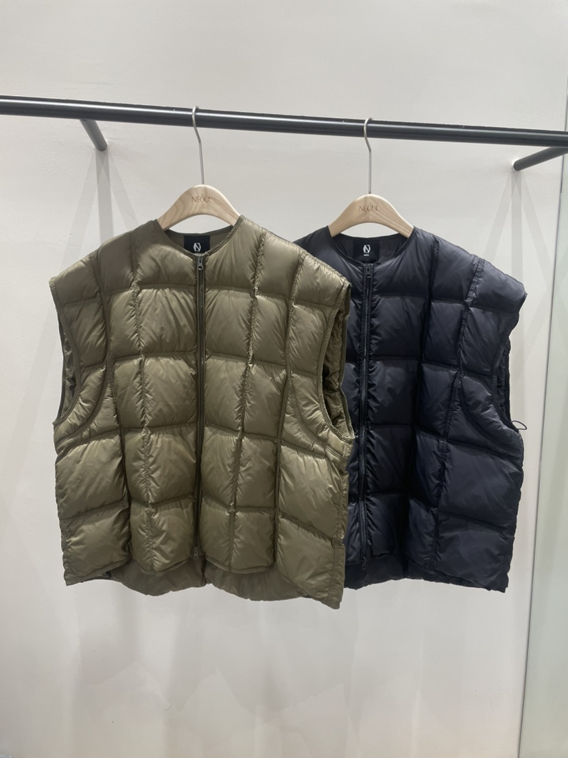 NEOUL韓國代購㊣女士新款真品熱賣推薦時尚職業25秋冬休閑馬甲NEOUL/ahin雙領標簽馬甲