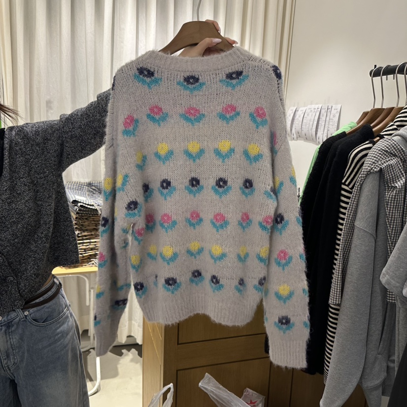 SIERRA韓國直郵㊣女士新品時尚休閑職業25秋冬推薦熱賣毛衣SIERRA毛衣