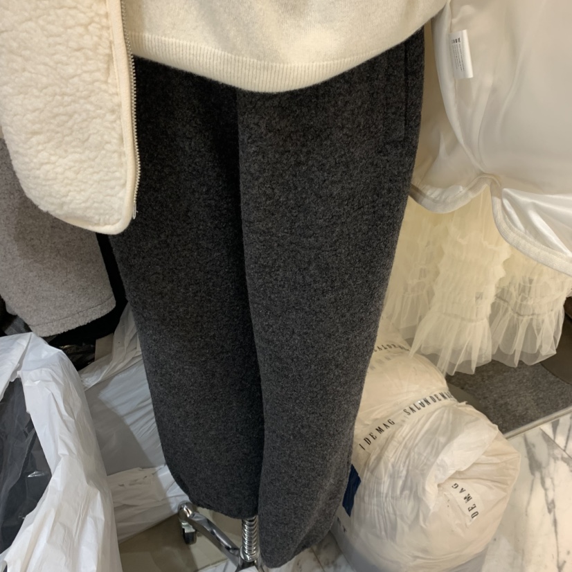 ARCHITEKT韓國代購㊣女士新款人氣25秋冬休閑時尚休閑褲羊毛ARCHITEKT休閑褲圖色3