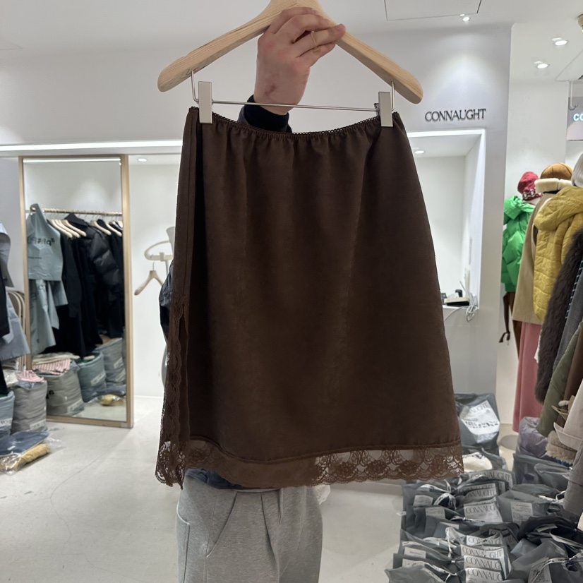 CONNAUGHT東大門㊣實拍女裝新品熱賣真品人氣25秋冬半身裙中短裙CONNAUGHT半身裙/中短裙