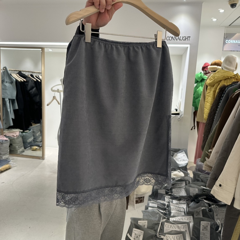 CONNAUGHT東大門㊣實拍女裝新品熱賣真品人氣25秋冬半身裙中短裙CONNAUGHT半身裙/中短裙圖色2