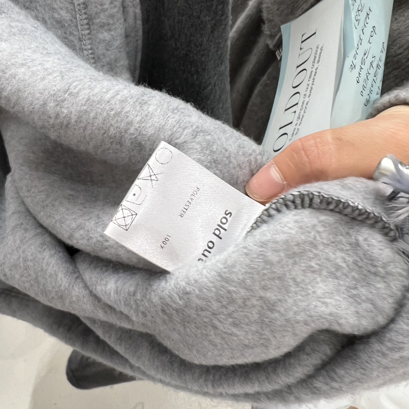 SOLD OUT韓國代購㊣女士新款職業25秋冬真品人氣休閑衛衣抓絨SOLD OUT衛衣