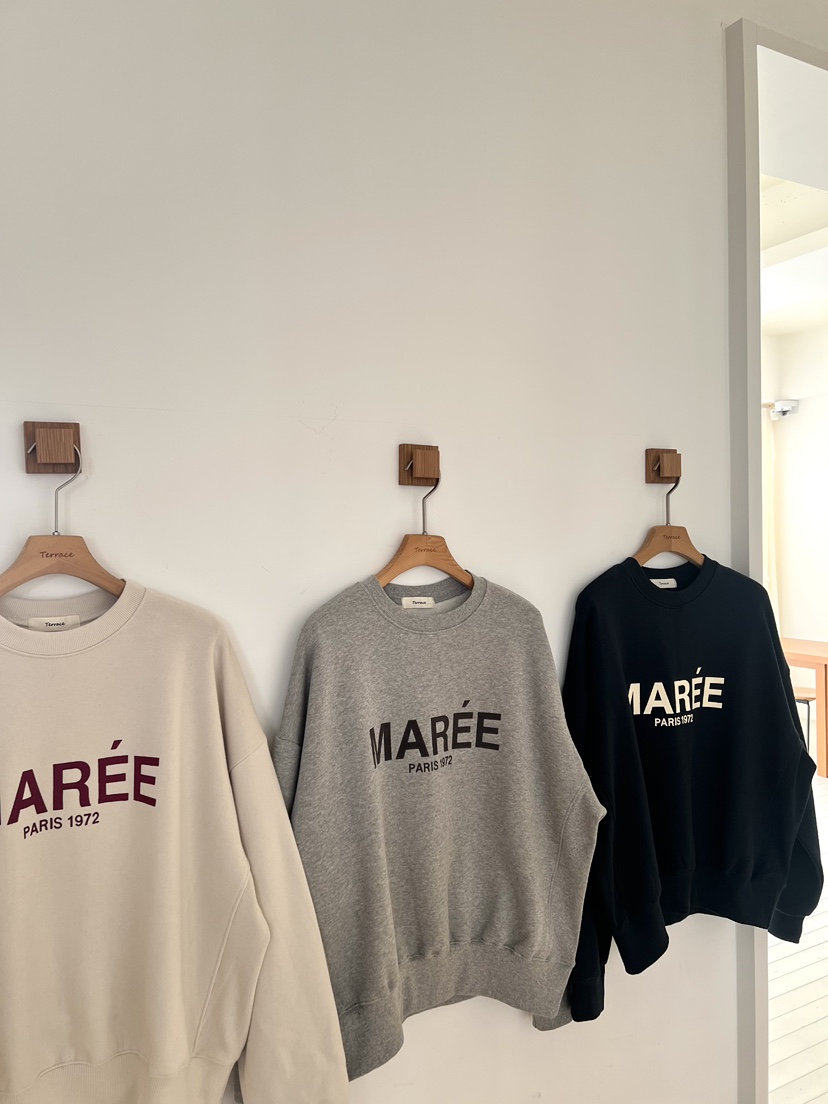 TERRACE韓國代購㊣女士新款熱賣25秋冬時尚人氣真品衛衣加絨TERRACE衛衣