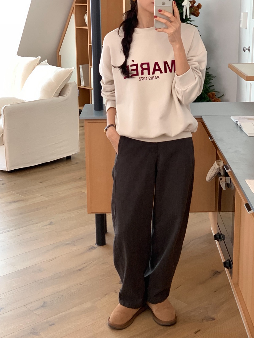 TERRACE韓國代購㊣女士新款熱賣25秋冬時尚人氣真品衛衣加絨TERRACE衛衣