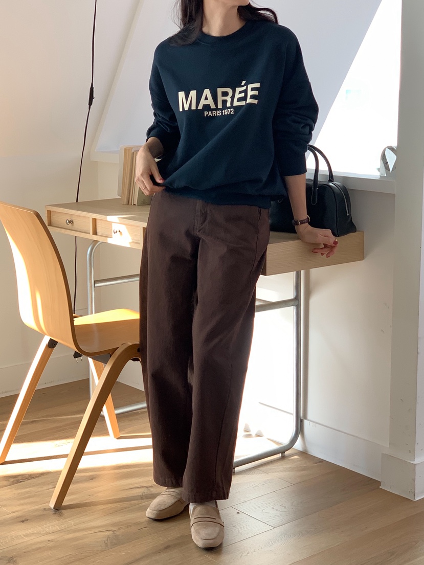 TERRACE韓國代購㊣女士新款熱賣25秋冬時尚人氣真品衛衣加絨TERRACE衛衣